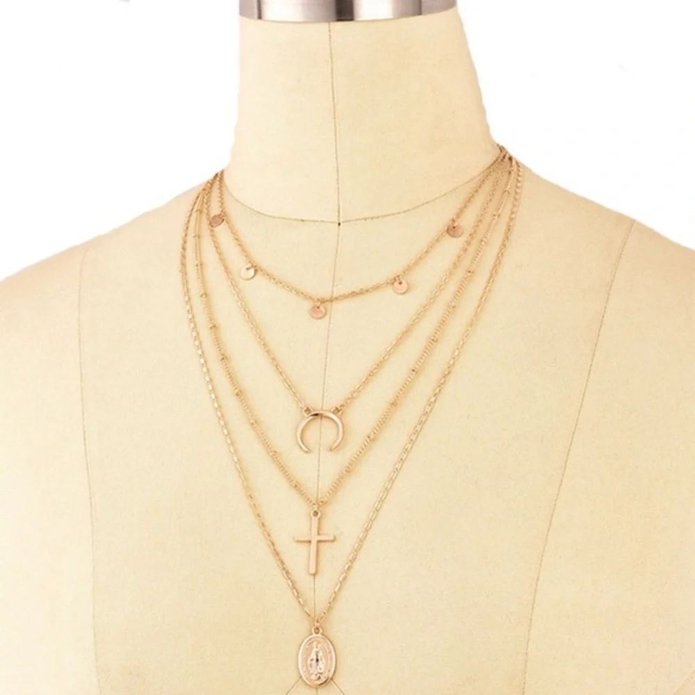 3/$30 ❤️ Multi Layered Pendant Necklace - Picture 2 of 5